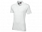 Рубашка поло First мужская, белый с логотипом в Нефтекамске заказать по выгодной цене в кибермаркете AvroraStore