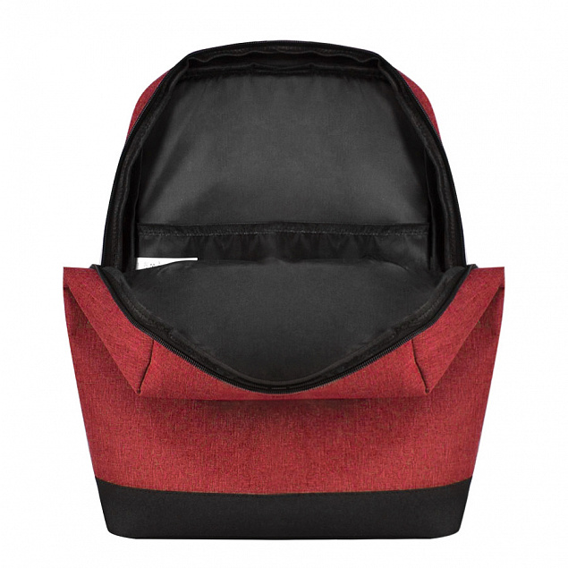 Рюкзак Boom, красный/чёрный, 43 x 30 x 13 см, 100% полиэстер  с логотипом в Нефтекамске заказать по выгодной цене в кибермаркете AvroraStore