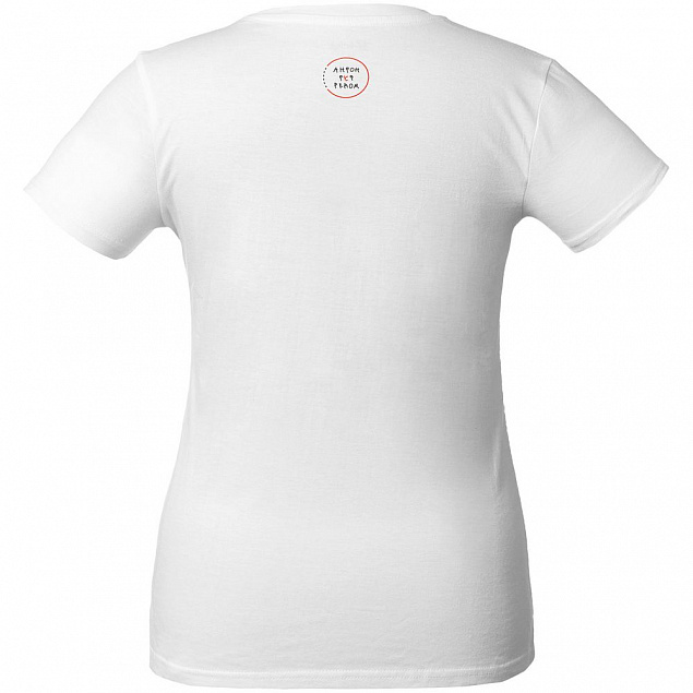 Футболка женская «Давай возьмемся за руки», белая с логотипом в Нефтекамске заказать по выгодной цене в кибермаркете AvroraStore