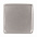 Квадратный шильдик на резинку Epoxi, матовый серебристый с логотипом в Нефтекамске заказать по выгодной цене в кибермаркете AvroraStore