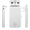 Внешний аккумулятор Bplanner Power 2 ST, софт-тач, 10000 mAh (Белый) с логотипом в Нефтекамске заказать по выгодной цене в кибермаркете AvroraStore