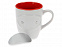Кружка Пинт, белый/красный с логотипом в Нефтекамске заказать по выгодной цене в кибермаркете AvroraStore