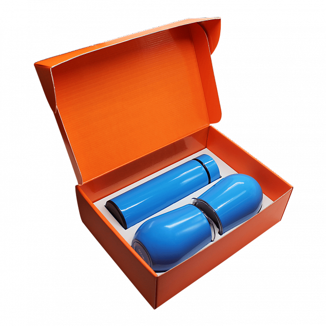 Набор Hot Box C2 W, голубой с логотипом в Нефтекамске заказать по выгодной цене в кибермаркете AvroraStore
