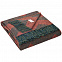 Плед Zig Zag, красный с коричневым с логотипом в Нефтекамске заказать по выгодной цене в кибермаркете AvroraStore