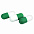 Антистресс Капсула, зеленый-S с логотипом в Нефтекамске заказать по выгодной цене в кибермаркете AvroraStore