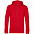 Толстовка на молнии с капюшоном унисекс BNC Organic, красная с логотипом в Нефтекамске заказать по выгодной цене в кибермаркете AvroraStore
