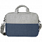 Конференц-сумка BEAM NOTE, серый/темно-синий, 39х30х6.5 см, ткань верха: 100% полиамид, под-д: 100%п с логотипом в Нефтекамске заказать по выгодной цене в кибермаркете AvroraStore