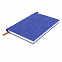 Блокнот A5 &quot;Donnie&quot; c карманом для ручки, синий с логотипом в Нефтекамске заказать по выгодной цене в кибермаркете AvroraStore