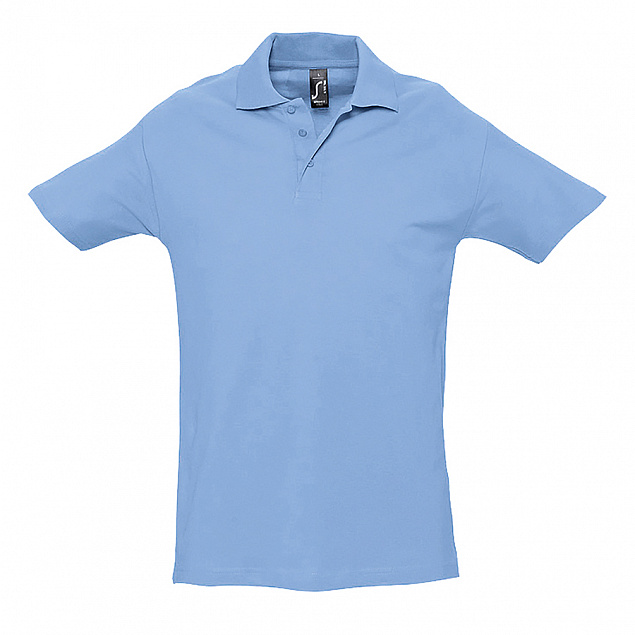 Рубашка поло мужская SPRING II 210 с логотипом в Нефтекамске заказать по выгодной цене в кибермаркете AvroraStore