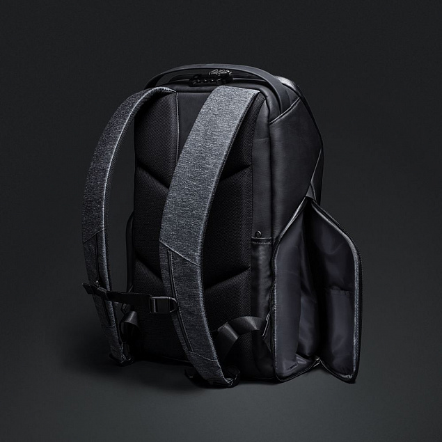 Рюкзак FlexPack Pro, темно-серый с логотипом в Нефтекамске заказать по выгодной цене в кибермаркете AvroraStore