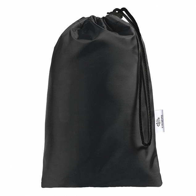 Дождевик «Леон», черный с логотипом в Нефтекамске заказать по выгодной цене в кибермаркете AvroraStore