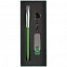 Набор Flashwrite, 8 Гб, зеленый с логотипом в Нефтекамске заказать по выгодной цене в кибермаркете AvroraStore