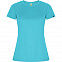 Спортивная футболка IMOLA WOMAN женская, БИРЮЗОВЫЙ S с логотипом в Нефтекамске заказать по выгодной цене в кибермаркете AvroraStore
