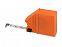 Брелок-рулетка Домик, 1 м., оранжевый с логотипом в Нефтекамске заказать по выгодной цене в кибермаркете AvroraStore