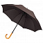 Зонт-трость Classic, коричневый с логотипом в Нефтекамске заказать по выгодной цене в кибермаркете AvroraStore