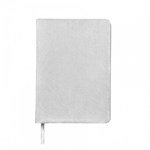 Ежедневник недатированный Duncan, А5,  белый, белый блок с логотипом в Нефтекамске заказать по выгодной цене в кибермаркете AvroraStore