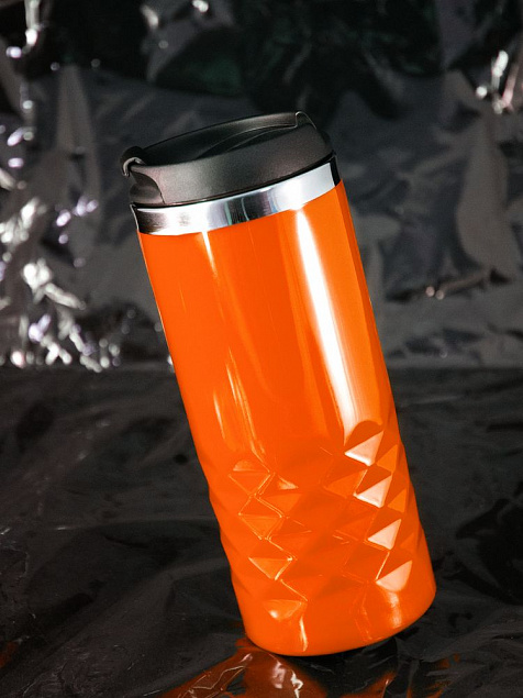 Термостакан Prism, оранжевый с логотипом в Нефтекамске заказать по выгодной цене в кибермаркете AvroraStore