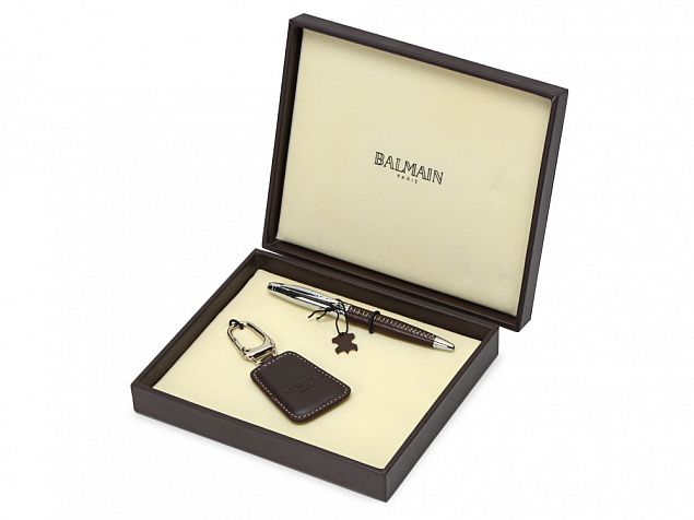 Подарочный набор Millau: ручка щариковая, брелок с логотипом в Нефтекамске заказать по выгодной цене в кибермаркете AvroraStore