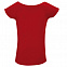 Футболка женская MARYLIN, красная с логотипом в Нефтекамске заказать по выгодной цене в кибермаркете AvroraStore