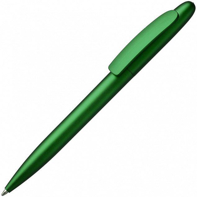 Ручка шариковая Moor Silver, зеленая с логотипом в Нефтекамске заказать по выгодной цене в кибермаркете AvroraStore