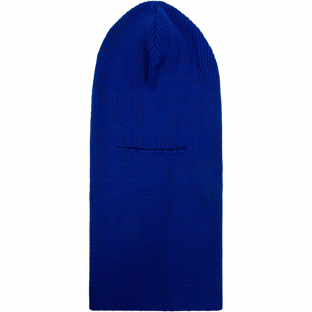 Шапка-балаклава Helma, синяя с логотипом в Нефтекамске заказать по выгодной цене в кибермаркете AvroraStore