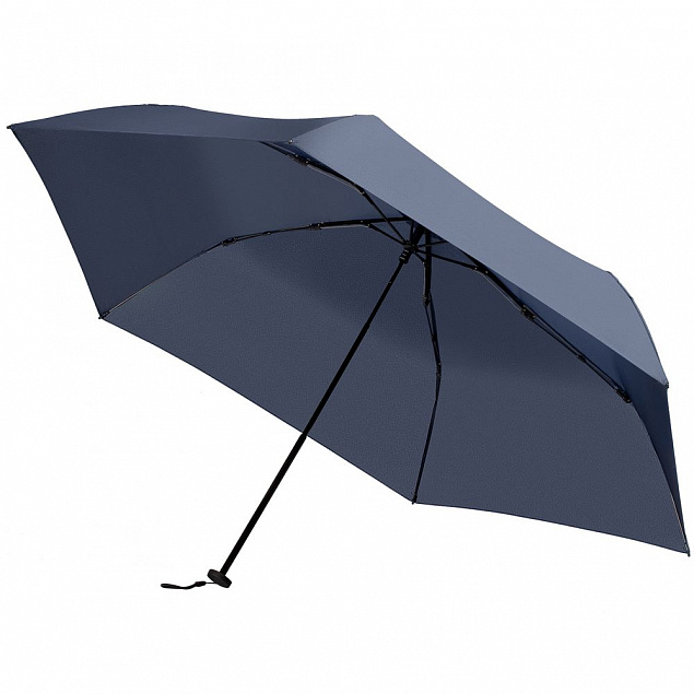 Зонт складной Luft Trek, темно-синий с логотипом в Нефтекамске заказать по выгодной цене в кибермаркете AvroraStore