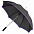 Зонт-трость Highlight, черный с зеленым с логотипом в Нефтекамске заказать по выгодной цене в кибермаркете AvroraStore