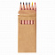 агаНабор цветных карандашей мини TINY,6 цветов с логотипом в Нефтекамске заказать по выгодной цене в кибермаркете AvroraStore