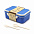 Ланчбокс (контейнер для еды) Inar, синий с логотипом в Нефтекамске заказать по выгодной цене в кибермаркете AvroraStore