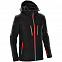 Куртка-трансформер мужская Matrix, черная с красным с логотипом в Нефтекамске заказать по выгодной цене в кибермаркете AvroraStore