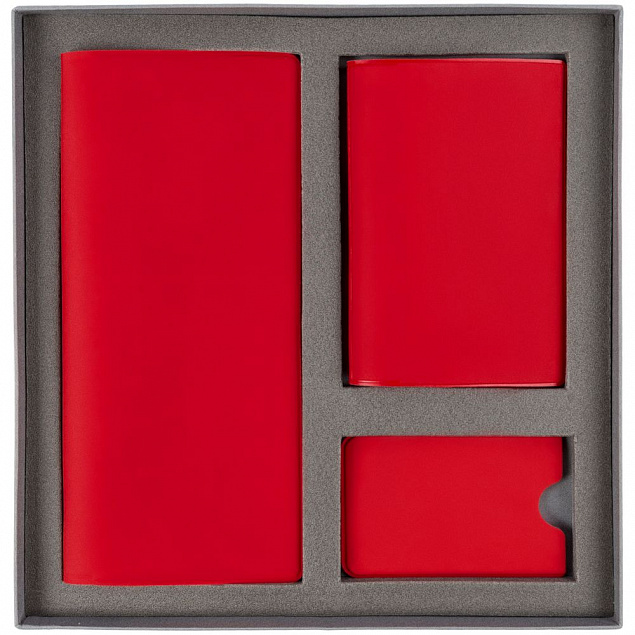 Набор Dorset Simple, красный с логотипом в Нефтекамске заказать по выгодной цене в кибермаркете AvroraStore
