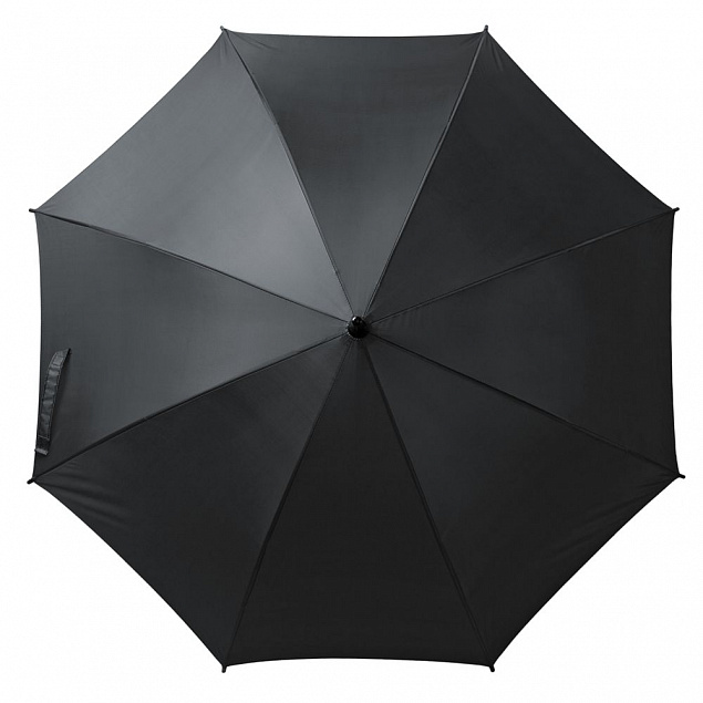 Зонт-трость Standard, черный с логотипом в Нефтекамске заказать по выгодной цене в кибермаркете AvroraStore