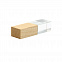 Флешка Кристалл Bamboo 16 Гб с белой подстветкой с логотипом в Нефтекамске заказать по выгодной цене в кибермаркете AvroraStore