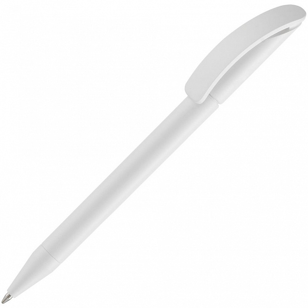 Ручка шариковая Prodir DS3 TMM, белая матовая с логотипом в Нефтекамске заказать по выгодной цене в кибермаркете AvroraStore