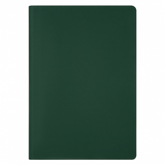 Ежедневник Latte soft touch недатированный, зеленый с логотипом в Нефтекамске заказать по выгодной цене в кибермаркете AvroraStore