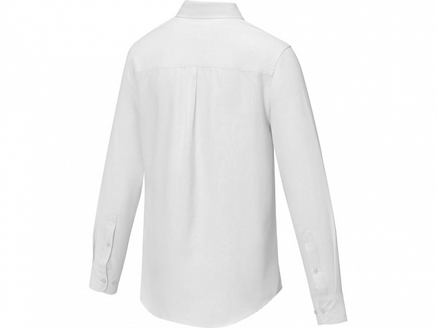 Pollux Мужская рубашка с длинными рукавами, белый с логотипом в Нефтекамске заказать по выгодной цене в кибермаркете AvroraStore