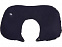 Подушка под шею с помпой Push, синий с логотипом в Нефтекамске заказать по выгодной цене в кибермаркете AvroraStore