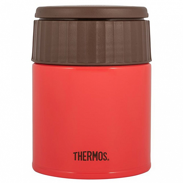 Термос для еды Thermos JBQ400, красный с логотипом в Нефтекамске заказать по выгодной цене в кибермаркете AvroraStore