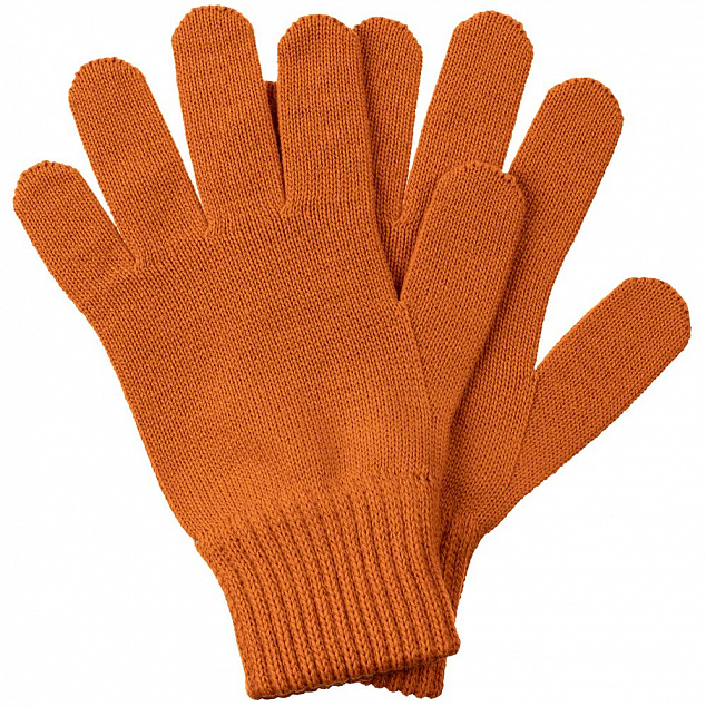 Перчатки Real Talk, оранжевые с логотипом в Нефтекамске заказать по выгодной цене в кибермаркете AvroraStore