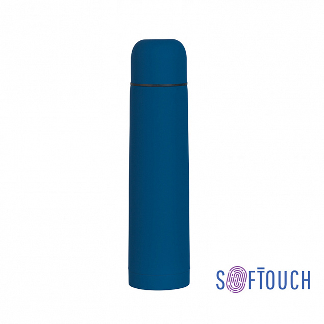 Термос "Родос" с покрытием soft touch 1 л. с логотипом в Нефтекамске заказать по выгодной цене в кибермаркете AvroraStore