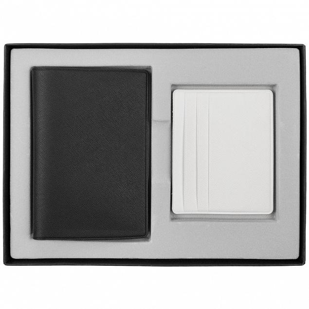 Набор Devon mini, белый с черным с логотипом в Нефтекамске заказать по выгодной цене в кибермаркете AvroraStore