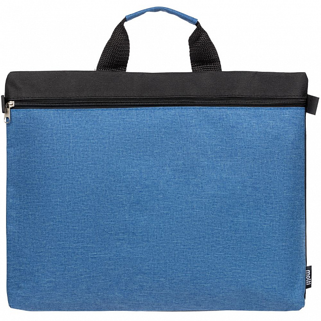 Конференц-сумка Melango, синяя с логотипом в Нефтекамске заказать по выгодной цене в кибермаркете AvroraStore