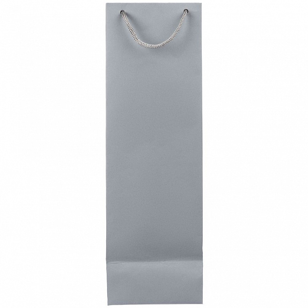 Пакет под бутылку Vindemia, серый с логотипом в Нефтекамске заказать по выгодной цене в кибермаркете AvroraStore