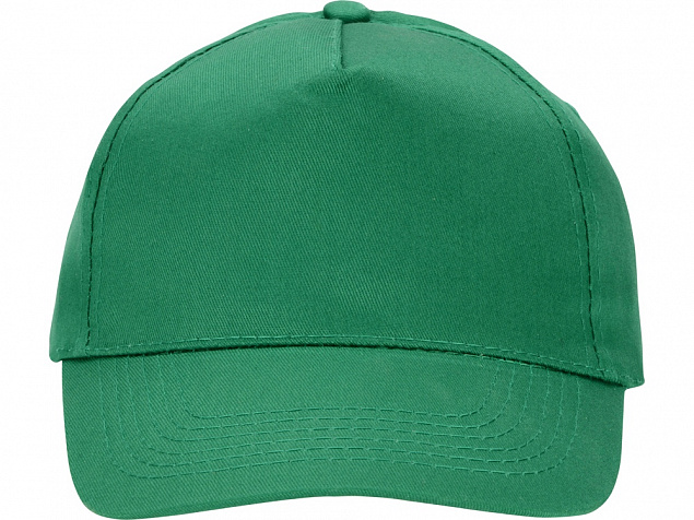 Бейсболка Memphis 5-ти панельная, зеленый с логотипом в Нефтекамске заказать по выгодной цене в кибермаркете AvroraStore