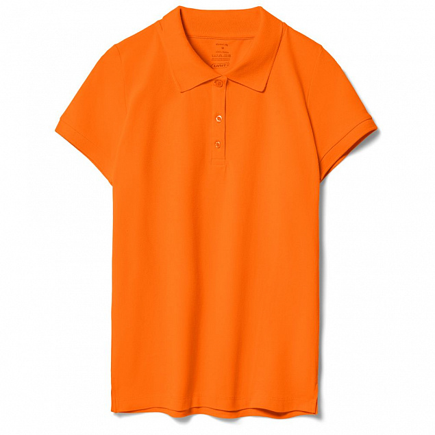Рубашка поло женская Virma Lady, оранжевая с логотипом в Нефтекамске заказать по выгодной цене в кибермаркете AvroraStore