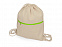 Рюкзак-мешок хлопковый Lark с цветной молнией с логотипом в Нефтекамске заказать по выгодной цене в кибермаркете AvroraStore