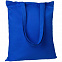 Холщовая сумка Countryside, ярко-синяя с логотипом в Нефтекамске заказать по выгодной цене в кибермаркете AvroraStore