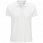 Рубашка поло мужская Planet Men, белая с логотипом в Нефтекамске заказать по выгодной цене в кибермаркете AvroraStore