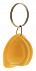 Брелок каска, желтый с логотипом в Нефтекамске заказать по выгодной цене в кибермаркете AvroraStore