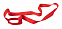 Ремешок для напитков,бутылок,красный с логотипом в Нефтекамске заказать по выгодной цене в кибермаркете AvroraStore